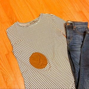 Navy Stripe Long Sleeve Shirt